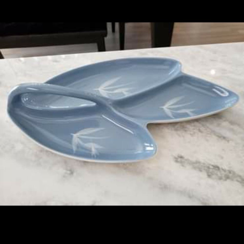 MCM Winfield Porcelain Large Dish Trio Platter